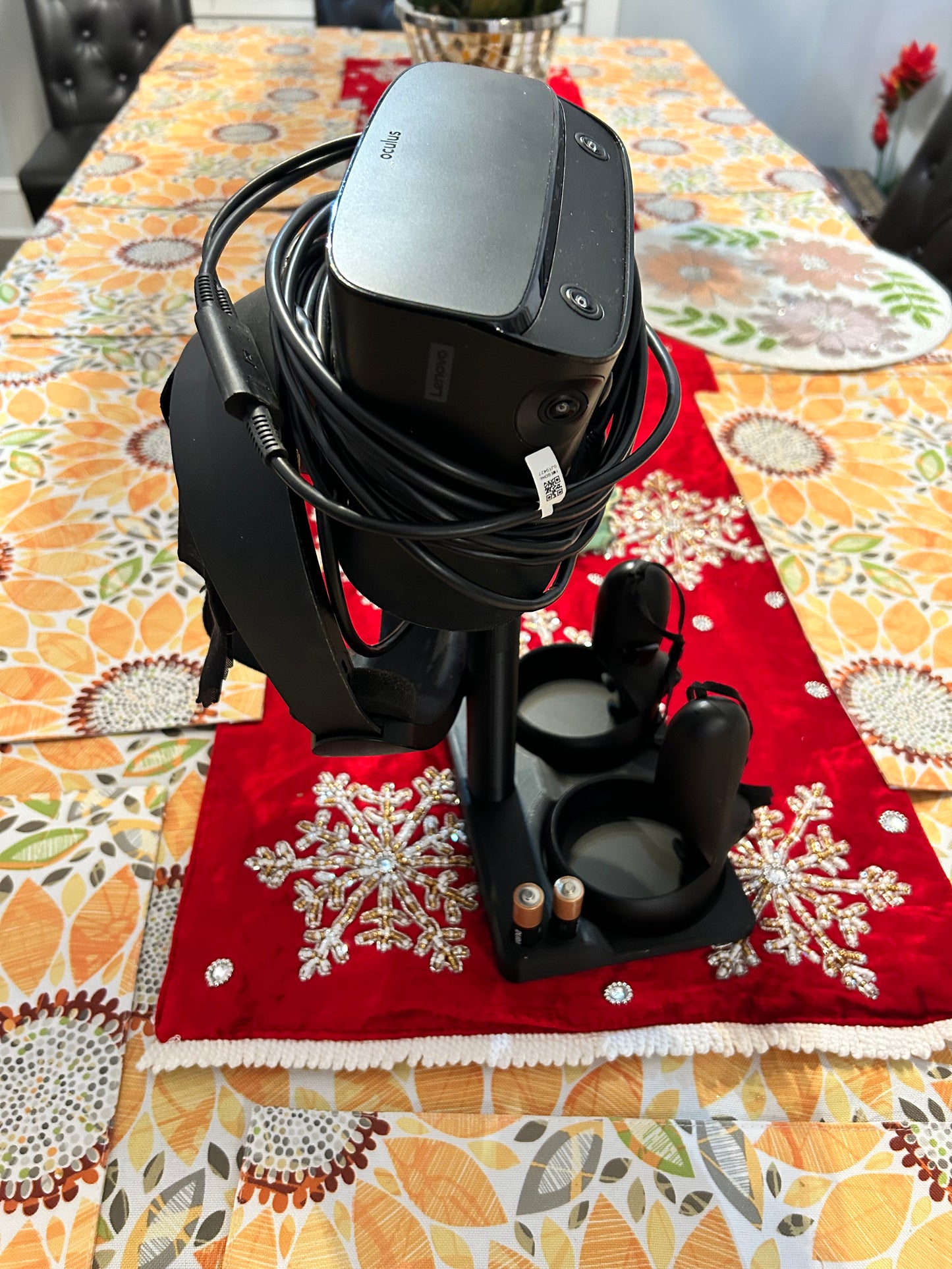 VR Headset & controller holder